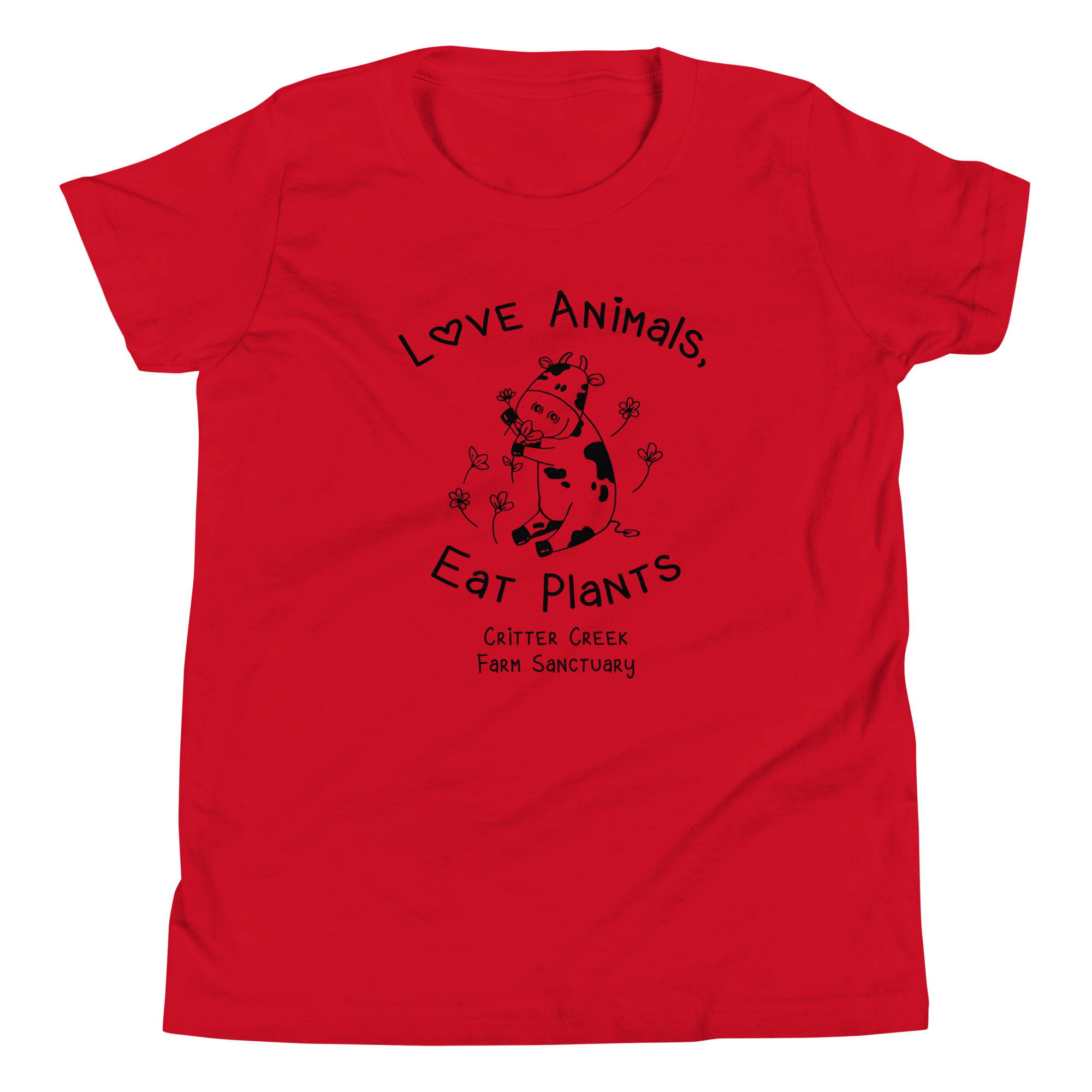 Love Animals Eat Plants Youth Tee - Image 2
