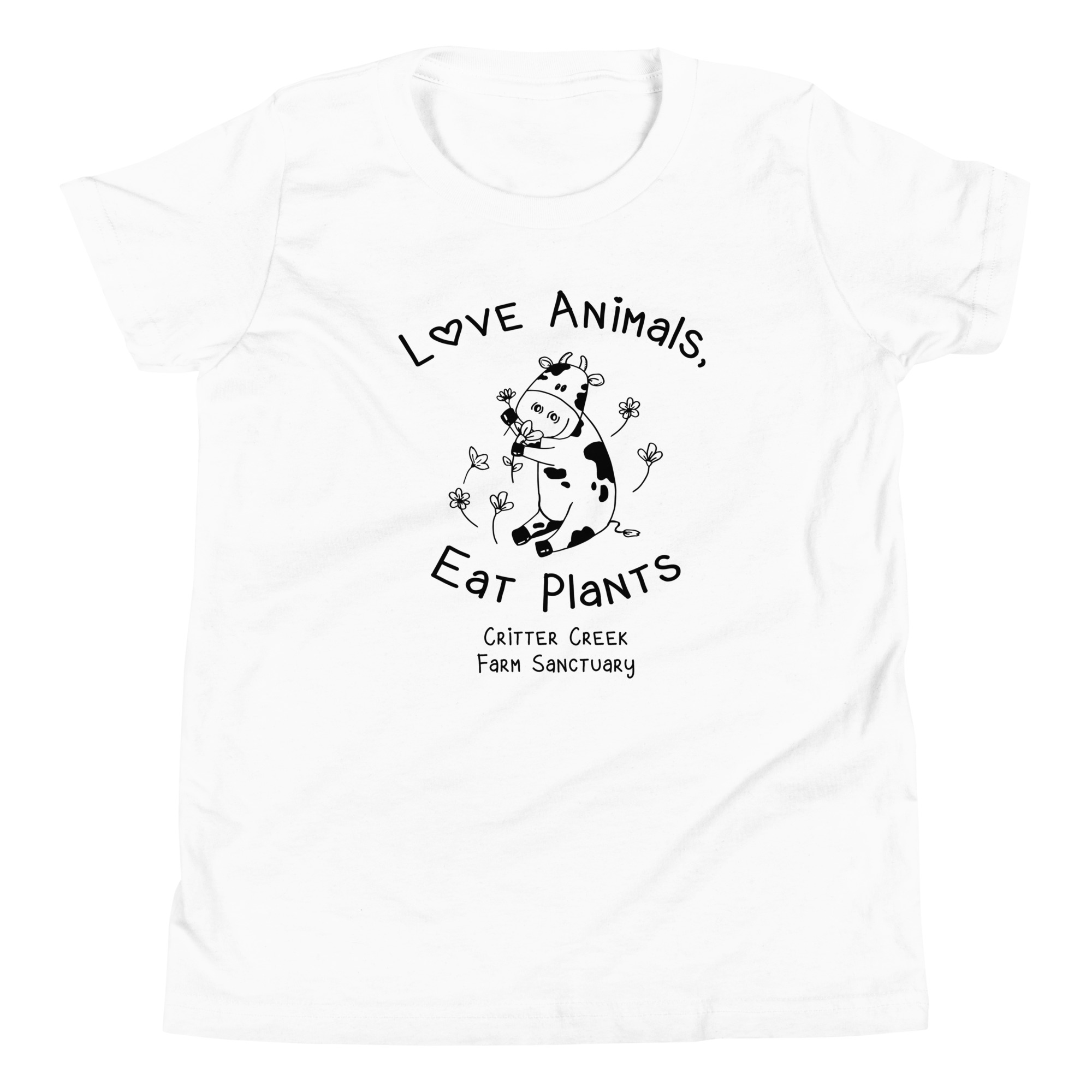 Love Animals Eat Plants Youth Tee - Image 4